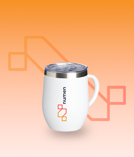 Caneca Termica Branca - Numen