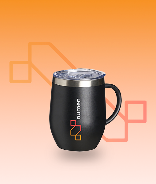Caneca Termica Preta - Numen